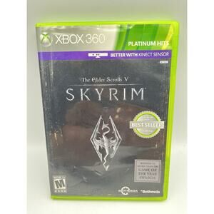 The Elder Scrolls V: Skyrim Platinum Hits (Xbox 360) CIB Complete w/ Manual
